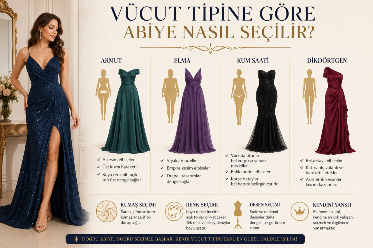Vücut Tipine Göre Abiye Nasıl Seçilir?